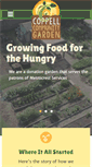 Mobile Screenshot of coppellcommunitygarden.org